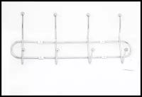 Планка металлическая с 4 крючками PROFI
