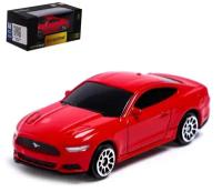 Машина металлическая Автоград Ford Mustang, 1:64, красный 344028