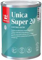 Лак уретано-алкидный полуматовый Unica Super 20 (Уника Супер 20) TIKKURILA 0,9 л (база EP)