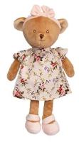 Игрушка мягкая «Медвежонок Baby Meli» в платье в цветочек, Bukowski, 20 см, Швеция