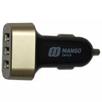 Автомобильное зарядное устройство Mango Device высокой мощности (gold, 5.1A 3-Port USB Car Charger)