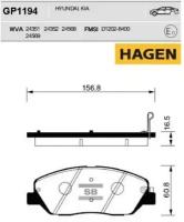 Колодки тормозные передние GP1194 Sangsin Brake GP1194