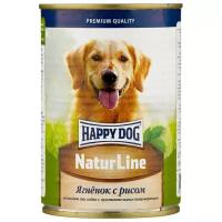 Консервы Happy dog NaturLine для собак с ягненком и рисом 400г 71434