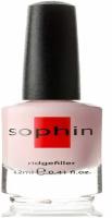 Базовое покрытие SOPHIN Ridgefiller Pink, для заполнения неровностей ногтевой пластины, 12мл