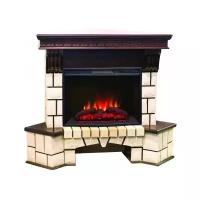 Электрический камин RealFlame Stone Corner New 25,5 + Sparta 25,5 2 кВт 128 см 105 см 78 см античный дуб