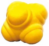 Разнолетящий мяч Reflex ball цвет желтый