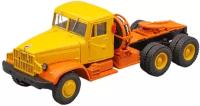 Kraz 221B/258B tractor tractor autoexport 1966-1969 yellow-orange (ussr russia) | краз 221Б/258Б седельный тягач автоэкспорт 1966-1969 желто-оранжевый