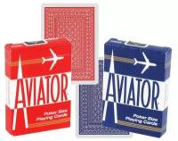 Игральные карты Aviator Стандартный индекс, красные