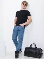 Джинсы мужские, AMERICANO DENIM WEAR прямые, классические, бананы, больших размеров, широкие, свободные, брюки джинсовые