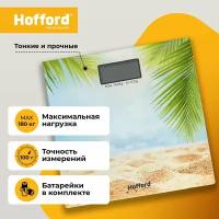 Весы напольные Hofford BS-10 электронные точные бытовые портативные цифровые для взвешивания на батарейках