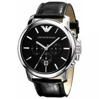 Наручные часы EMPORIO ARMANI Classic AR0431, серебряный, черный