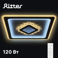 Светильник светодиодный Ritter Crystal 3D 52367 3, 120 Вт, кол-во ламп: 1 шт., цвет: белый