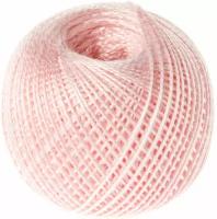 Пряжа ПНК Кирова Ирис светло-розовый (1002), 100%мерсеризованный хлопок, 25г, 150м, 1шт