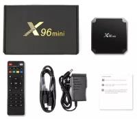 Android smart TV X96 mini/тюнер для цифрового тв 2Gb16Gb/черный