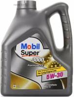 Масло моторное Mobil Super 3000 5W-30 синтетическое, 4 L, Европа