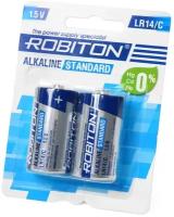 Батарейка ROBITON Alkaline Standard LR14/C, в упаковке: 2 шт