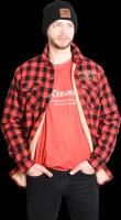 Alaskan Рубашка с мех. подкл. красная клетка L AFSRCL