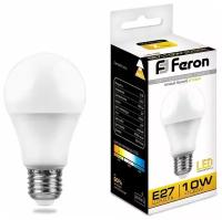 Лампа LED E27 10Вт теплый FERON