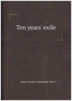 Ten years' exile