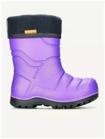 Сапоги резиновые для девочек, цвет фиолетовый, размер 30-31, бренд NordMan, артикул 912-R07 Flash фиол-сер