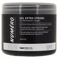 Brelil Professional Numero гель с комплексом мультивитаминов Gel Extra Strong, экстрасильная фиксация