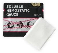 Гемостатический бинт Rhino Rescue Soluble Hemostatic Gauze / Кровоостанавливающая повязка 100x900мм