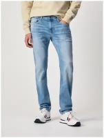 Джинсы мужские, Pepe Jeans London, артикул: PM206322, цвет: голубой (PD0), размер: 28/34