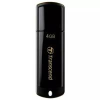 Флеш накопитель 4GB Transcend JetFlash 350, USB 2.0, Черный