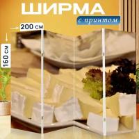 Ширма перегородка с принтом 