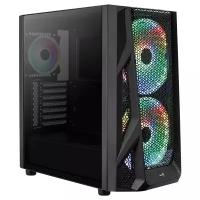 Корпус Aerocool AirHawk Duo-G-BK-v1 черный без БП ATX 5x120mm 5x140mm 2xUSB3.0 audio bott PSU