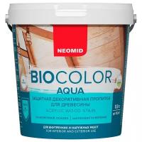 NEOMID Bio Color Aqua - защитная декоративная пропитка для древесины, Еловый лес 0.9 л