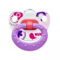 Пустышка силиконовая ортодонтическая NUK Classic Happy Days 6-18 м