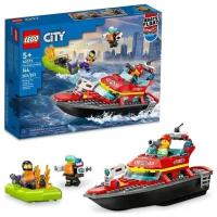 Конструктор Lego ® City 60373 Пожарно-спасательная лодка