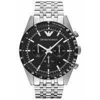 Наручные часы EMPORIO ARMANI AR5988, серебряный, черный