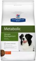 HILL'S PRESCRIPTION DIET METABOLIC для взрослых собак контроль и коррекция веса (4 кг х 4 шт)