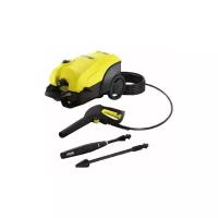 Мойка высокого давления Karcher K4 Compact, 220В, 1.8кВт, 130бар, 420л/ч, длина шланга 6м, с насосом для забора воды, на колёсах, арт. 1.637-310.0/1.637-500.0