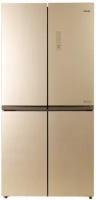 Холодильник Centek CT-1756 Beige Glass Total NF, Side-by-Side, 456л (153л/303л), cтекло, 4 двери