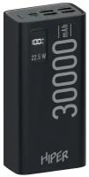 Мобильный аккумулятор Hiper EP 30000 30000mAh 3A QC PD 5xUSB черный (EP 30000 Black) EP 30000 Black