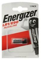 Батарейка алкалиновая Energizer, LR1 (910A/N/E90)-1BL, 1.5В, блистер, 1 шт