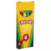 Восковые мелки Crayola цветные, 4 штуки (52-1204)