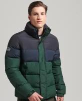 Куртка Superdry VINTAGE RETRO CB PUFFER, Пол Мужской, Цвет Enamel Green Stripe, Размер S