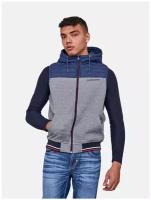 Jack & Jones, жилет утепленный мужской, Цвет: темно-синий, размер: M