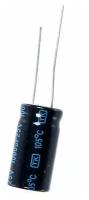 Capacitor / Конденсатор электролитический 2200x10 (10x21) TK Jamicon 105C