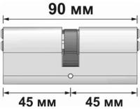 Цилиндровый механизм APECS Premier XR-90 G золото