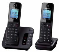 Радиотелефон Panasonic KX-TGH222RUB черный (2 радиотрубки в комплекте)