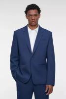 Пиджак мужской Befree Пиджак slim fit однобортный из костюмной ткани 2329548601-47-S темно-синий размер S