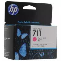 Картридж HP 711 CZ135A струйный пурпурный упаковка 3 шт (3*29 мл)