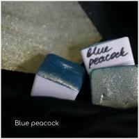 Акварель Tintura блестящая хамелеон Синий павлин - Blue peackock, полукювета