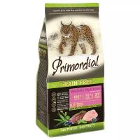 Сухой корм для котят Primordial беззерновой, с уткой, с индейкой