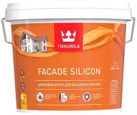 Краска для фасадов и цоколей Facade Silicon (Фасад Силикон) TIKKURILA 5л белый (база А)